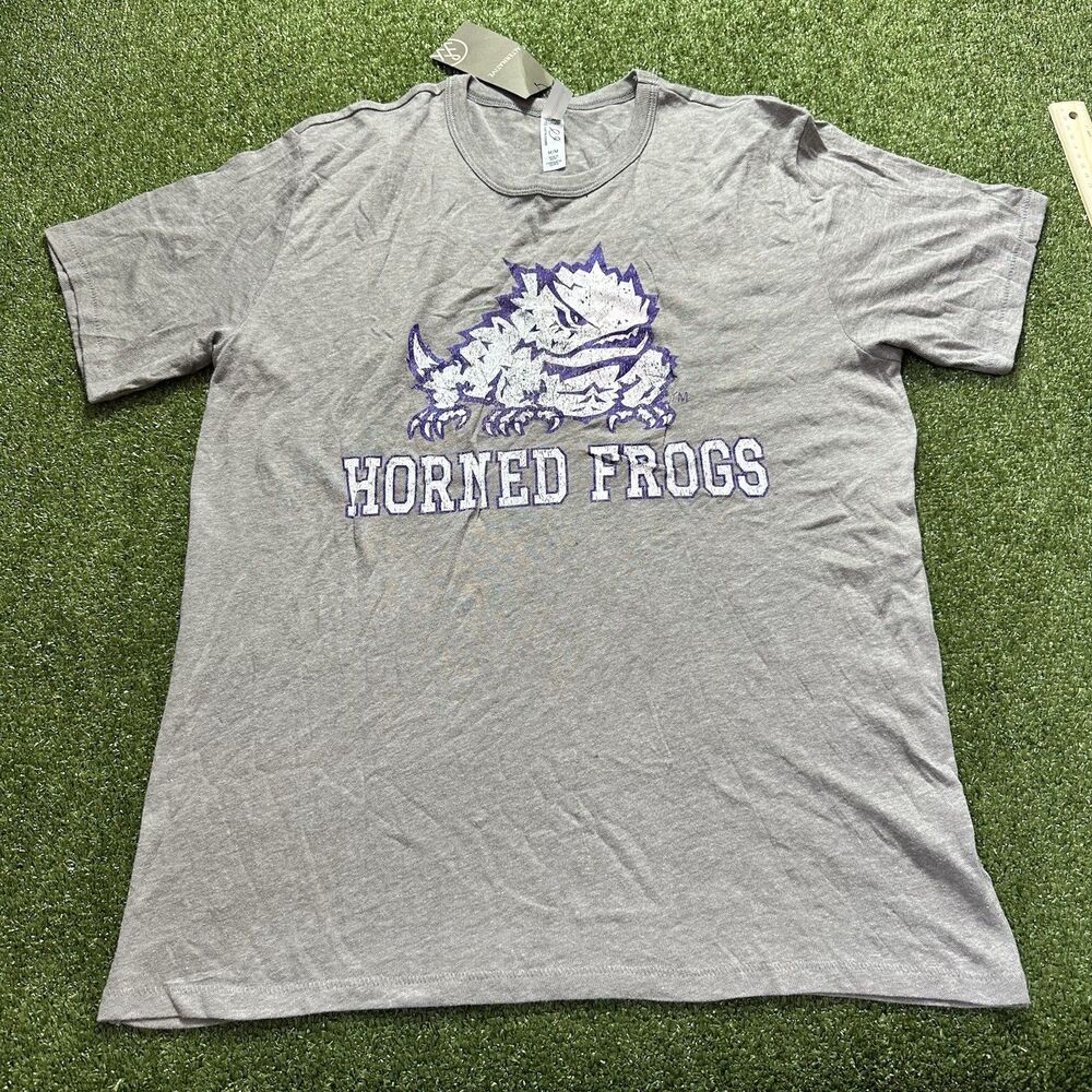Alternative Earthleisure TCU Horned Frogs Graphic T-Shirt Size M